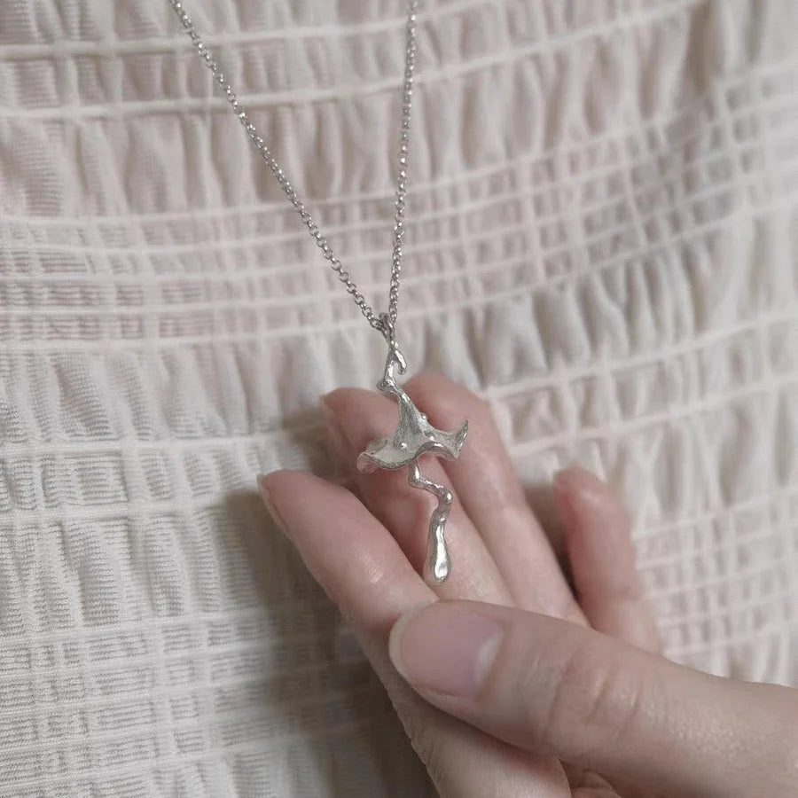 Magic Mushroom Pendant Necklace for Women