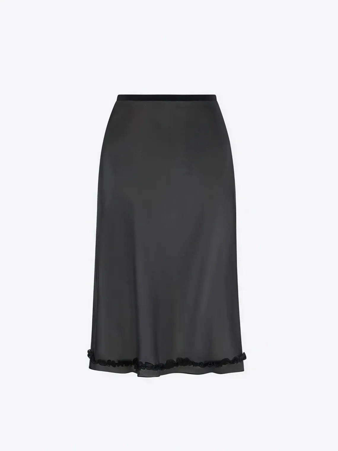High-Waisted Polka Dot Skirt