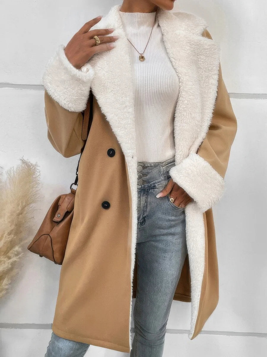 Commuting woolen coat for women