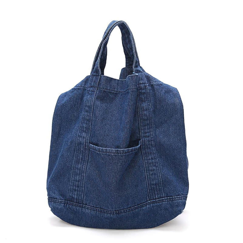 Practical Jean Tote Shoulder Bag DarkBlue | IFAUN