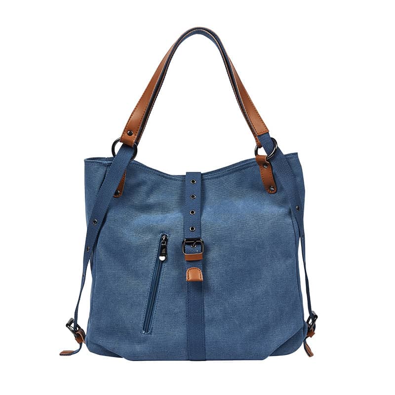 Fashion canvas tote bag backpack bag