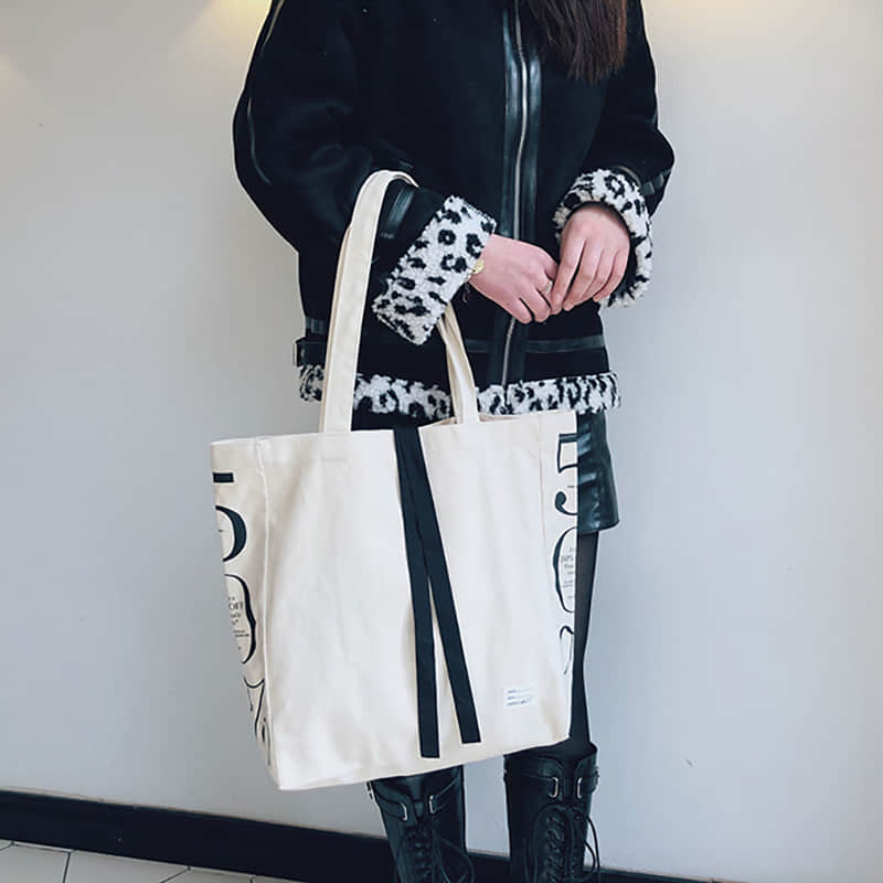 Literary Shoulder Bag Women's Large Capacity Tote Bag | IFAUN