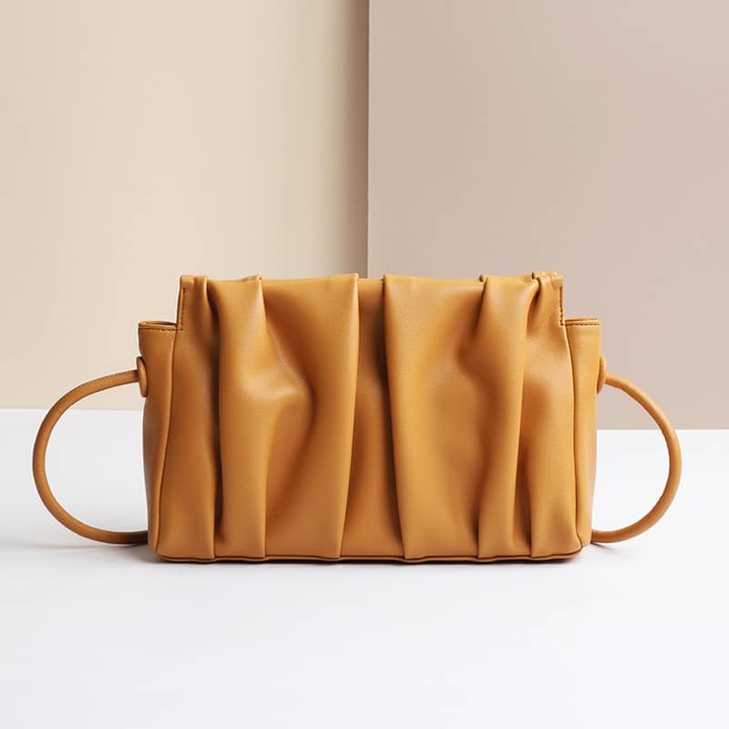 Fashion pleated crossbody bag shoulder bag