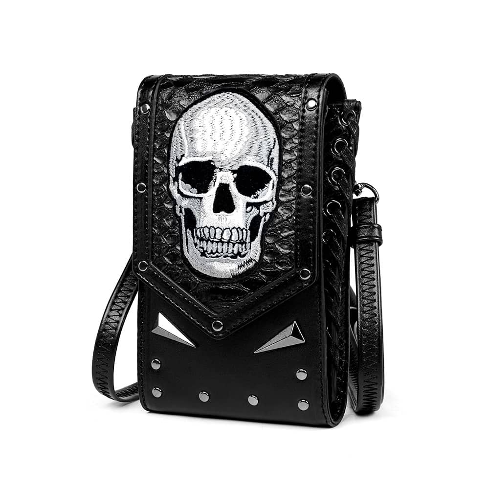 Outdoor skull motorcycle bag shoulder bag