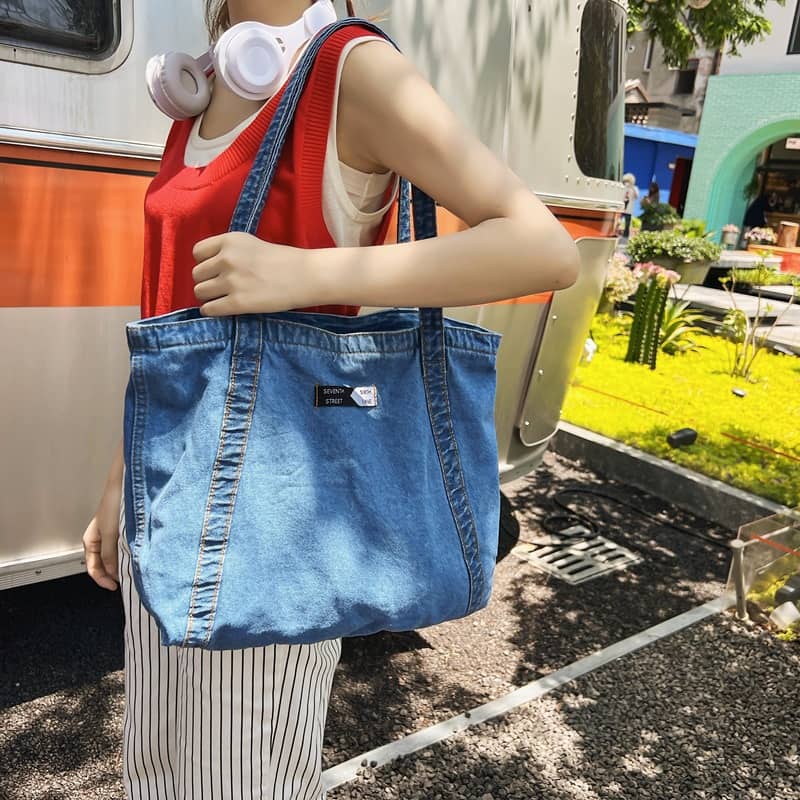 Denim Tote Bag