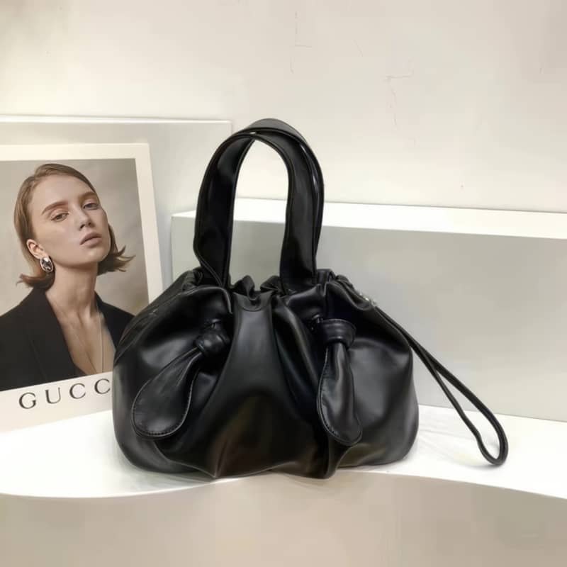 PU small Drawstring handbag