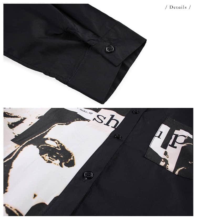 Women's plus size mid-length shirt | IFAUN