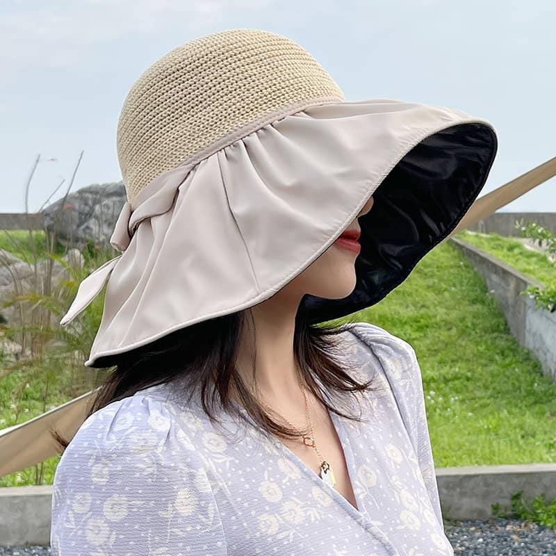 Sun protection vinyl visor hat