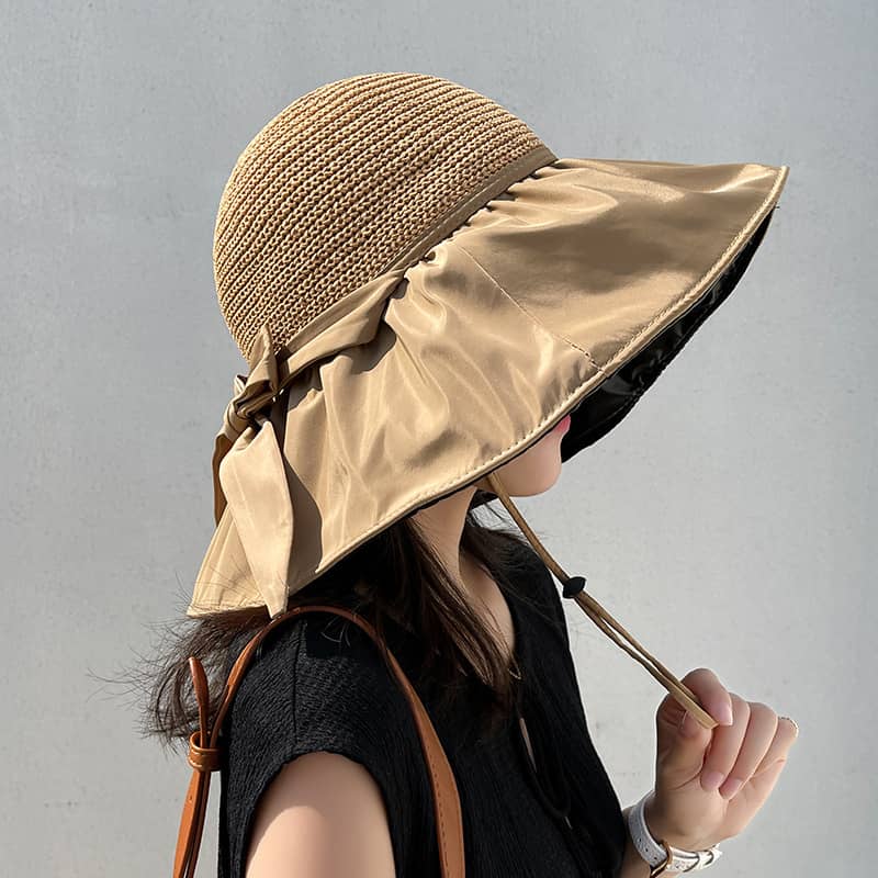Sun protection vinyl visor hat