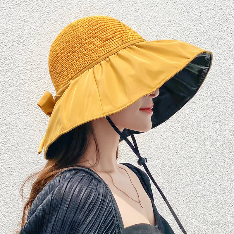 Sun protection vinyl visor hat