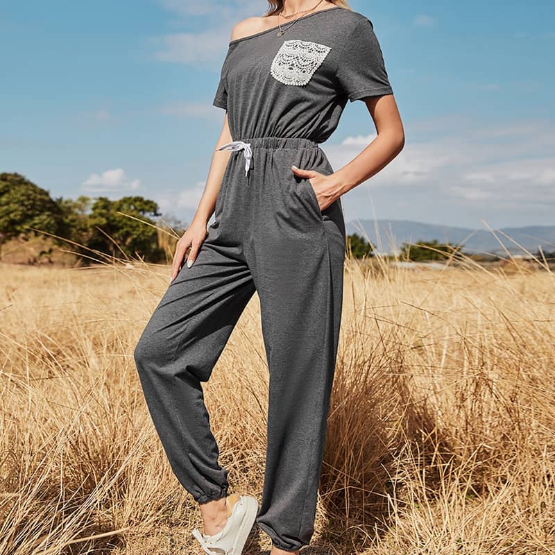 Casual loose-fit jumpsuit  | IFAUN