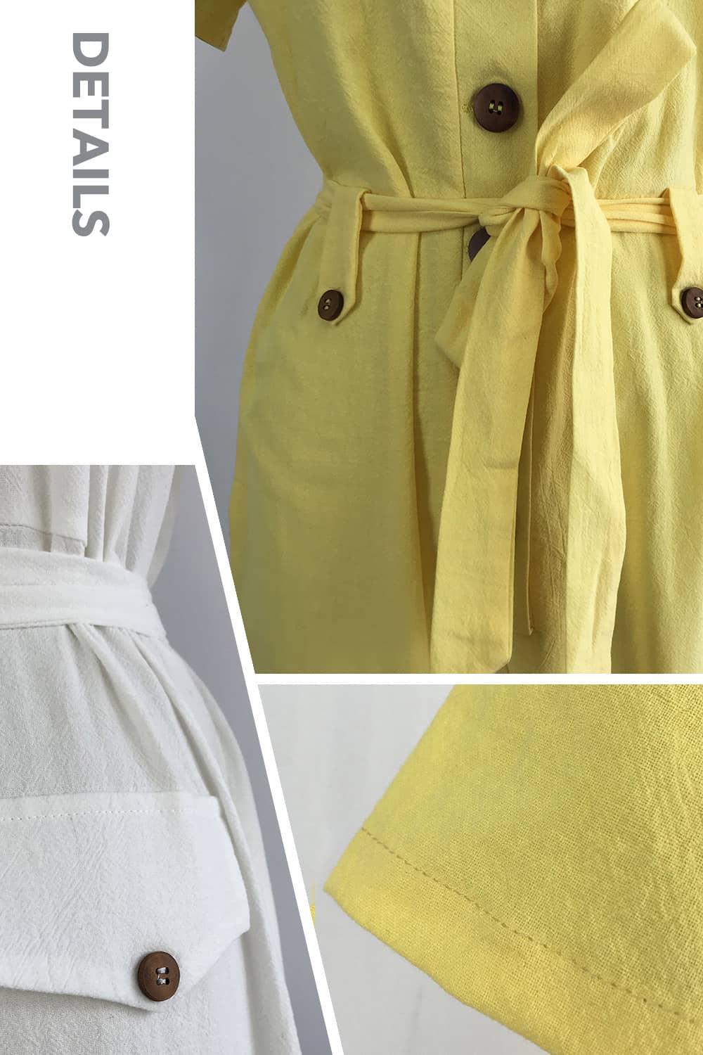 Single-breasted all-match cropped jumpsuit | IFAUN