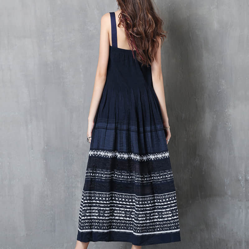 Mid-length suspender skirt Reservation flower fashion dress | IFAUN