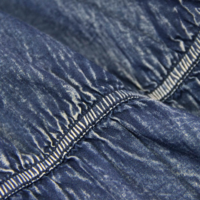 Irregular design plus size denim dress | IFAUN