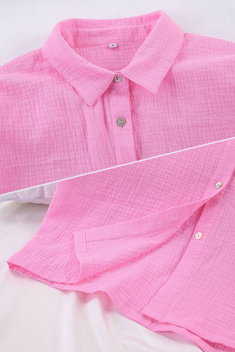 Women's cardigan shorts cotton two-piece suit | IFAUN