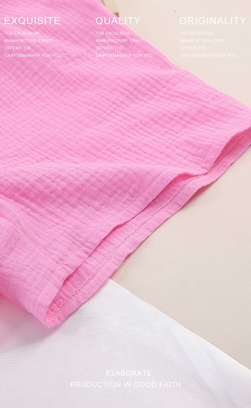 Women's cardigan shorts cotton two-piece suit | IFAUN
