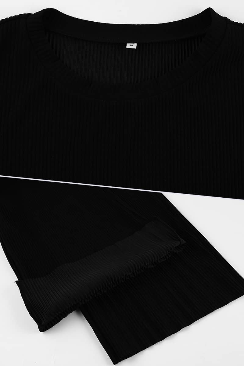 Women's T-shirt + wide-leg trousers casual suit | IFAUN