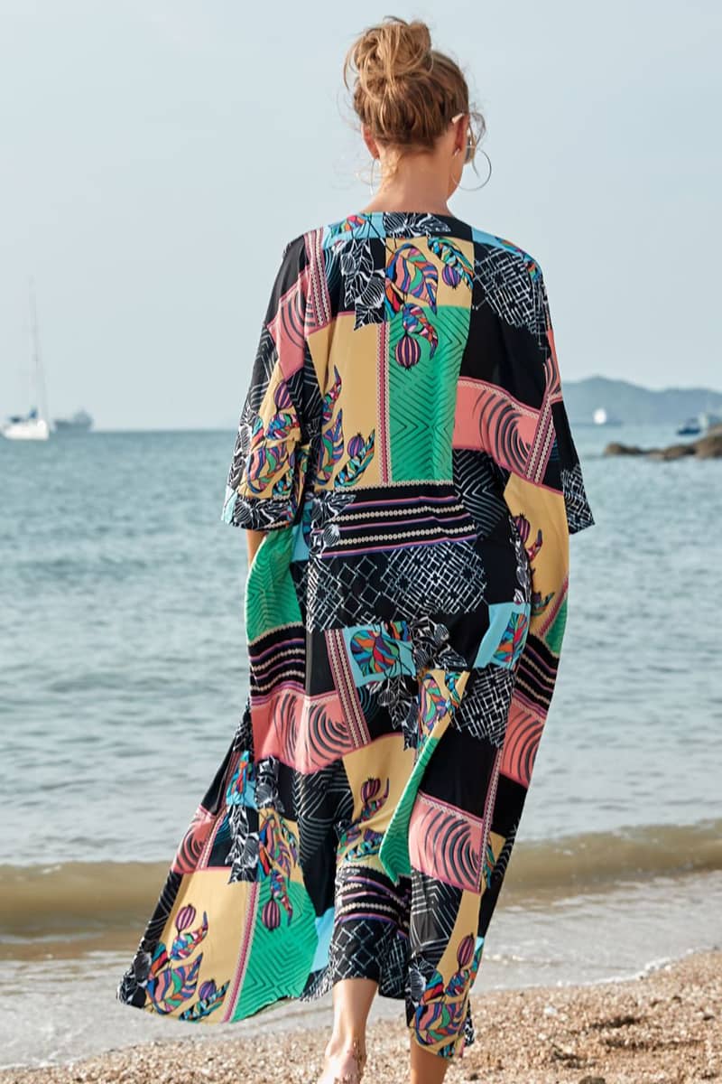 UPF Long Shirt Bohemian Cardigan | IFAUN