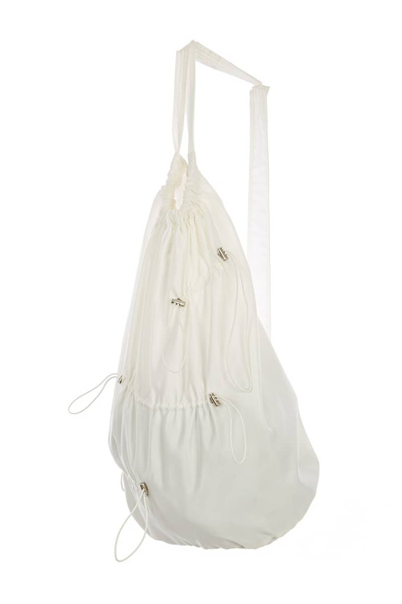 Nylon Drawstring Bucket Bag Crossbody Bag