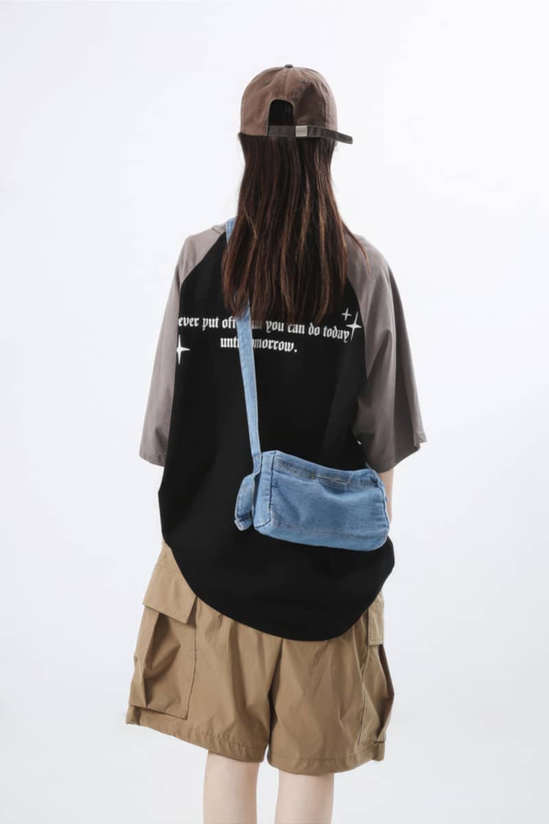 Denim small bag crossbody bag