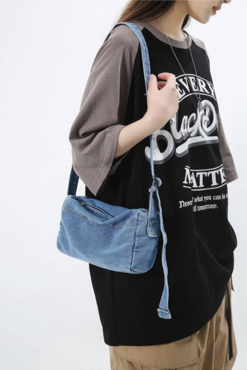 Denim small bag crossbody bag