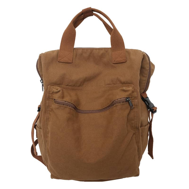 Casual Backpack Large Capacity Washed Canvas Student Backpack