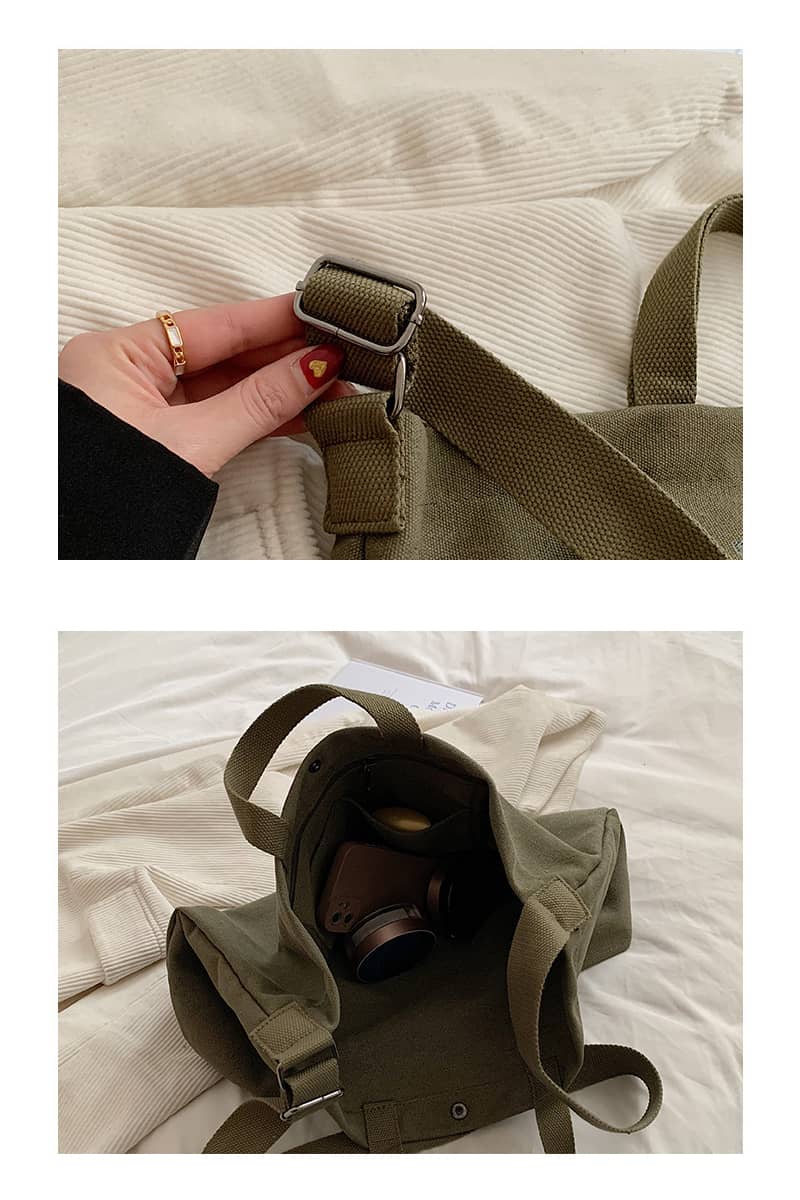 Vintage Canvas Tote Bag