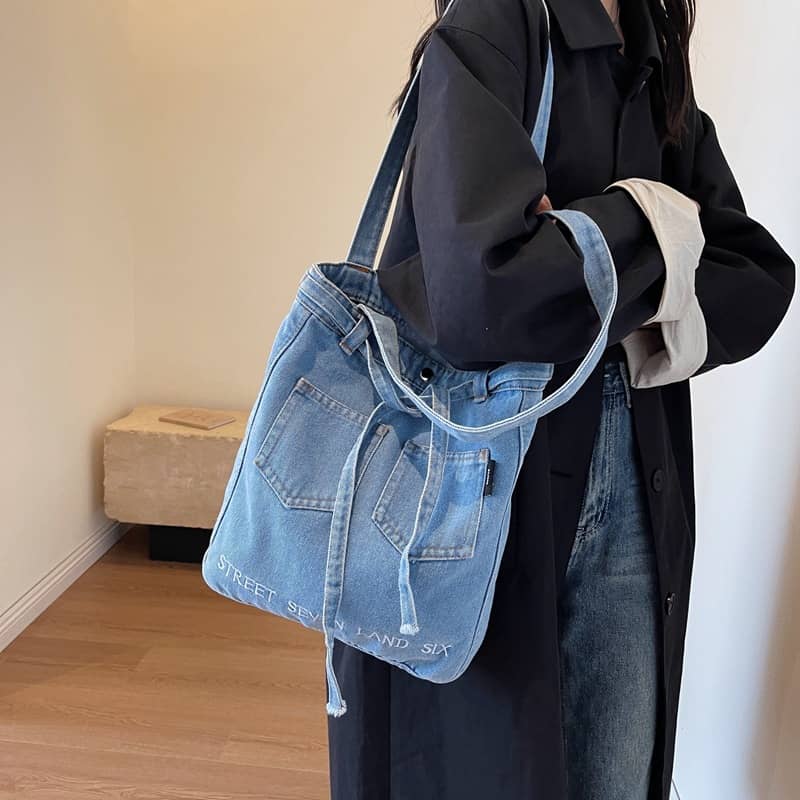Casual denim bag
