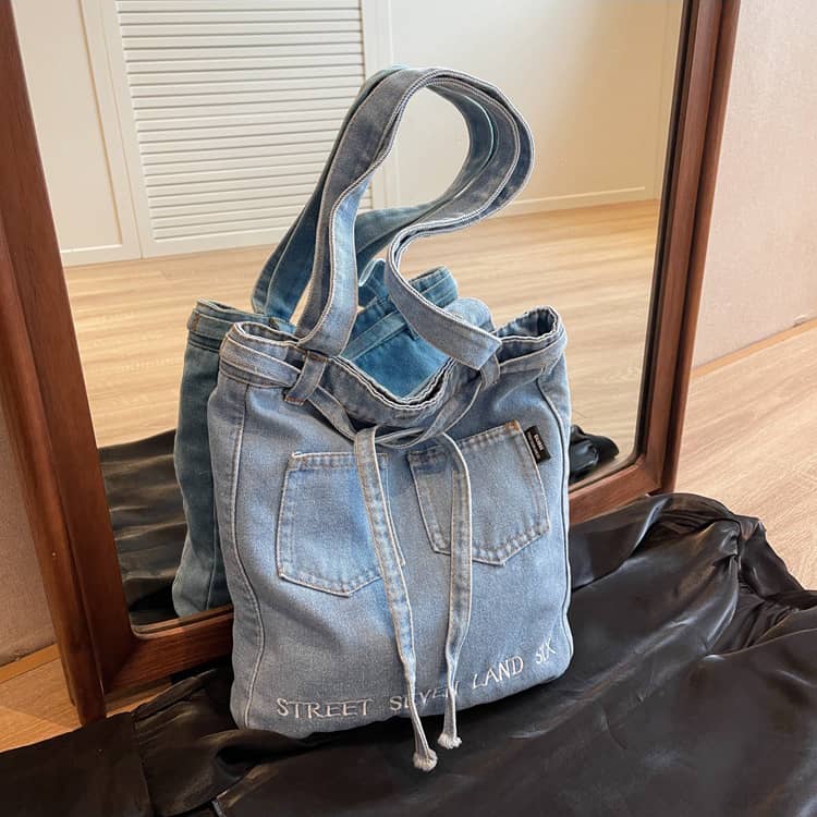 Casual denim bag