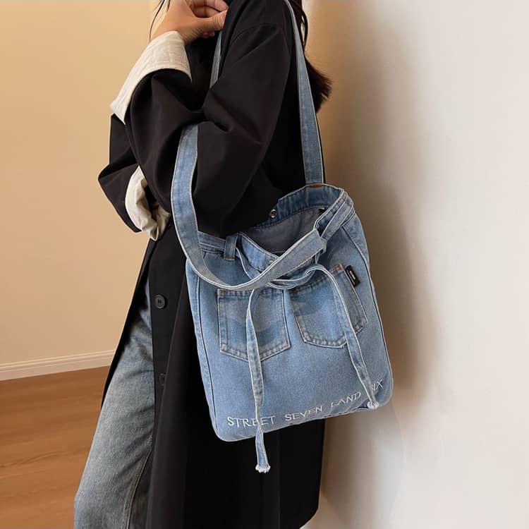 Casual denim bag