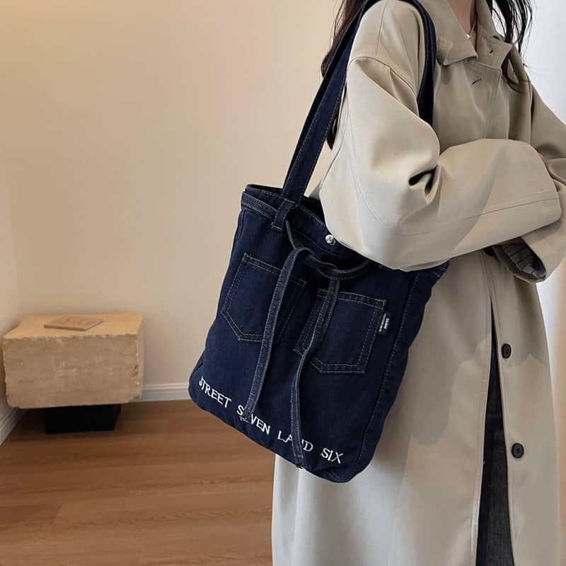 Casual denim bag