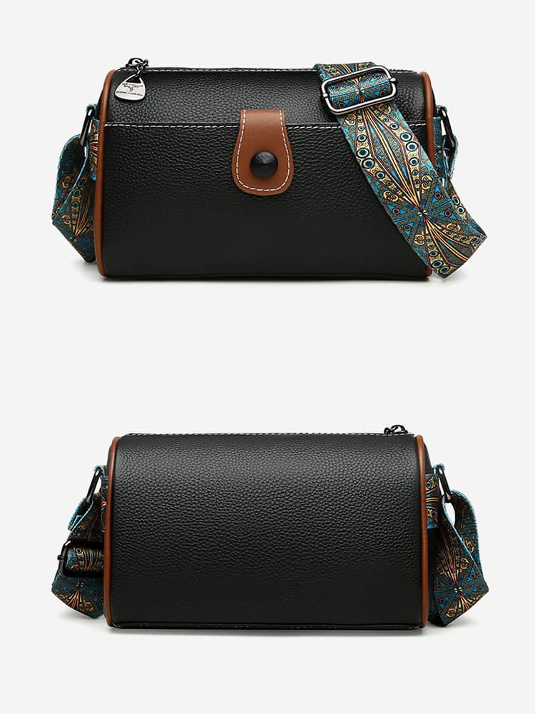 Colorful shoulder strap PU bag