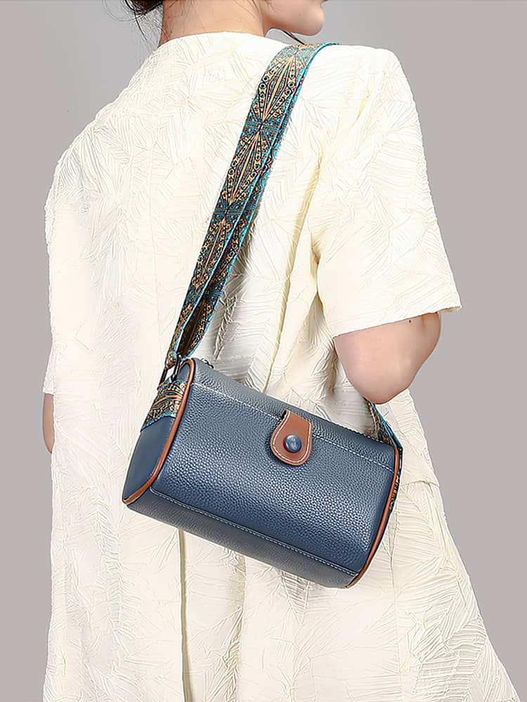 Colorful shoulder strap PU bag
