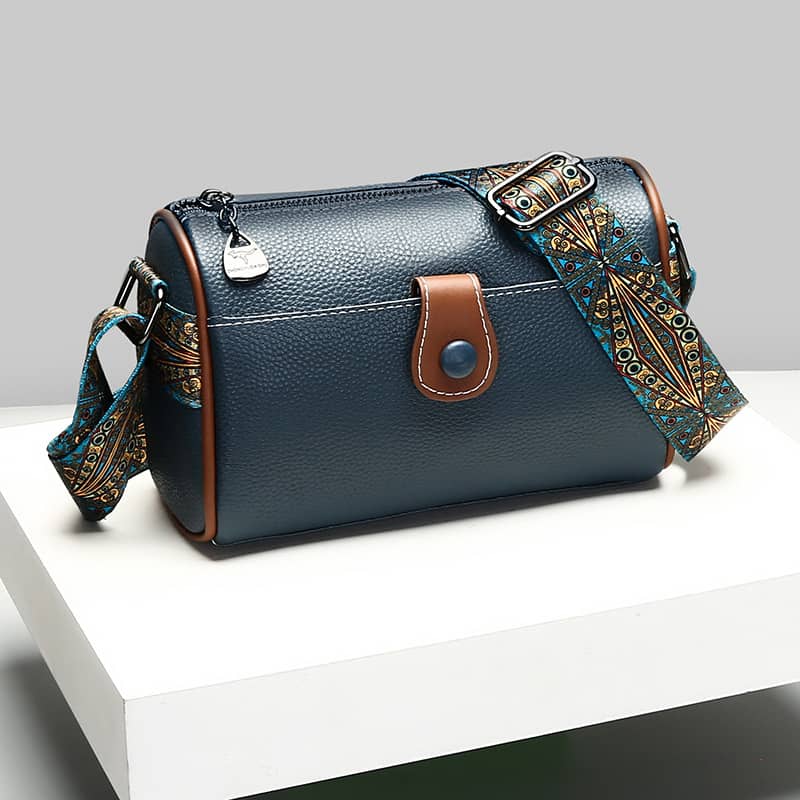 Colorful shoulder strap PU bag