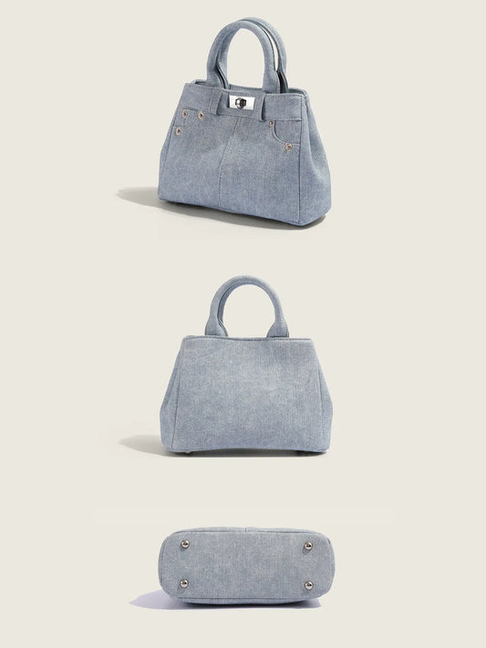 All-match denim cross-body bag handbag