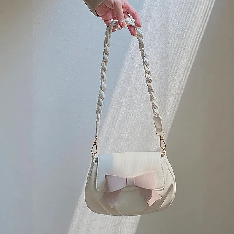 Butterfly Day one-shoulder cross-body PU bag