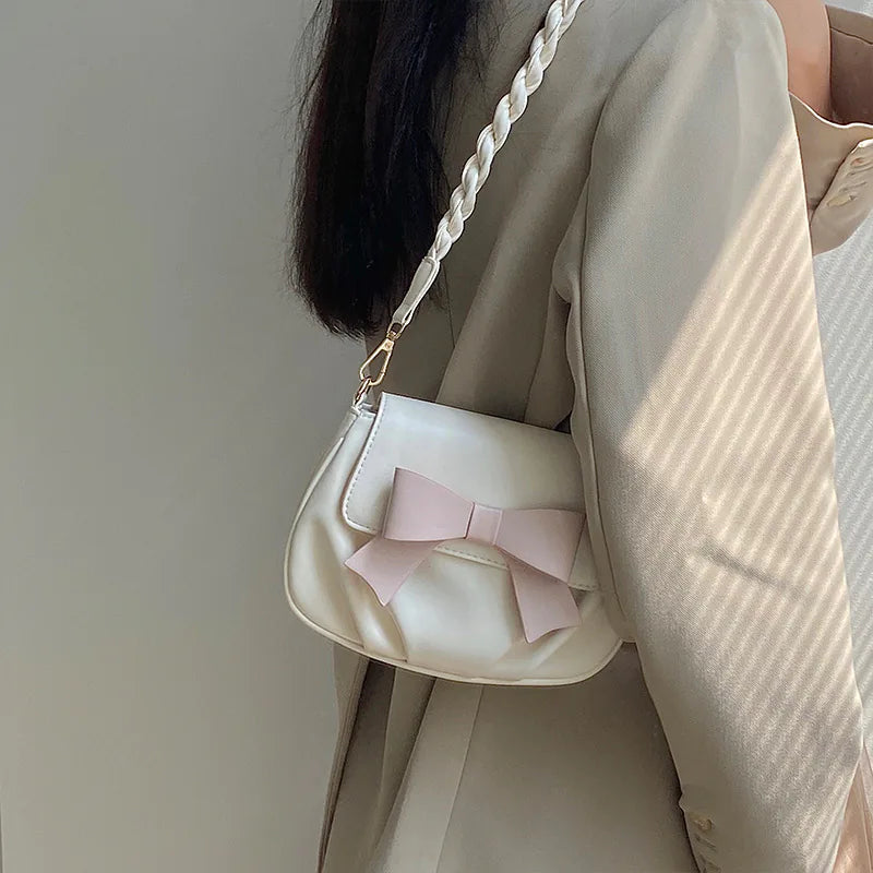 Butterfly Day one-shoulder cross-body PU bag