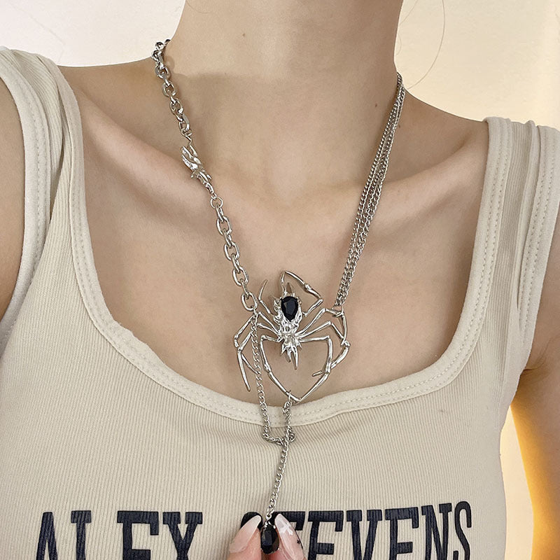 Personalized Spider Necklace