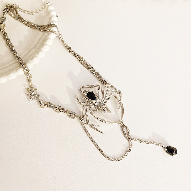 Personalized Spider Necklace