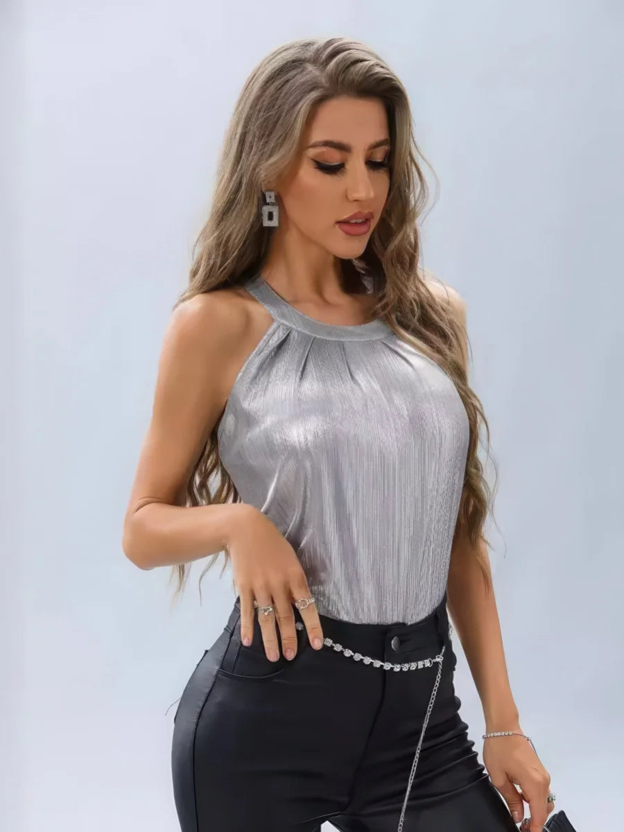 Sleeveless Halter Top for Women