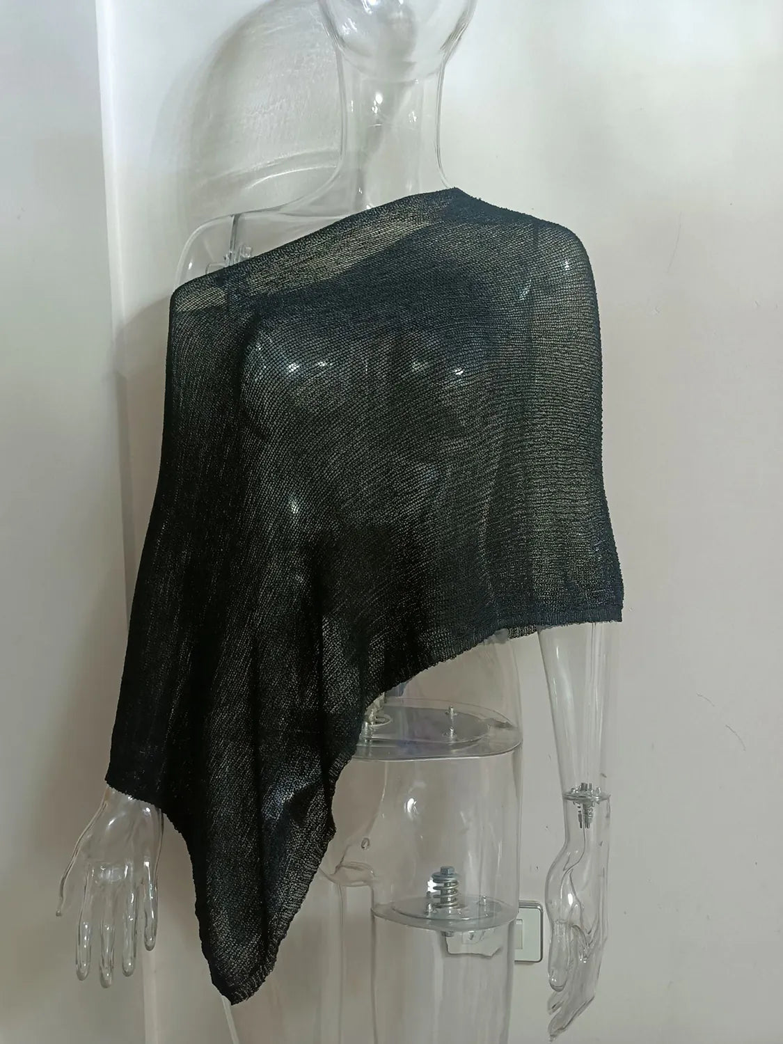 Halter Neck Shawl Top with Multiple Wear Options