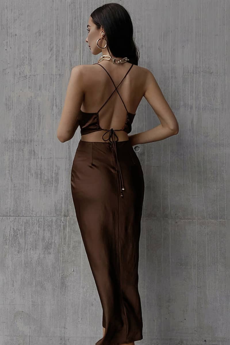 Backless Strappy Dress