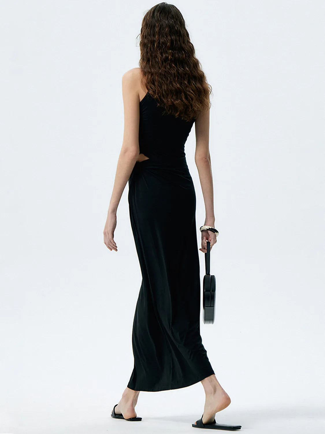Slant Neck Shift Dress