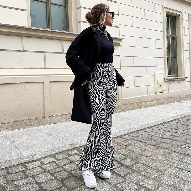 Horse Pattern Casual Pants Sports Pants Women