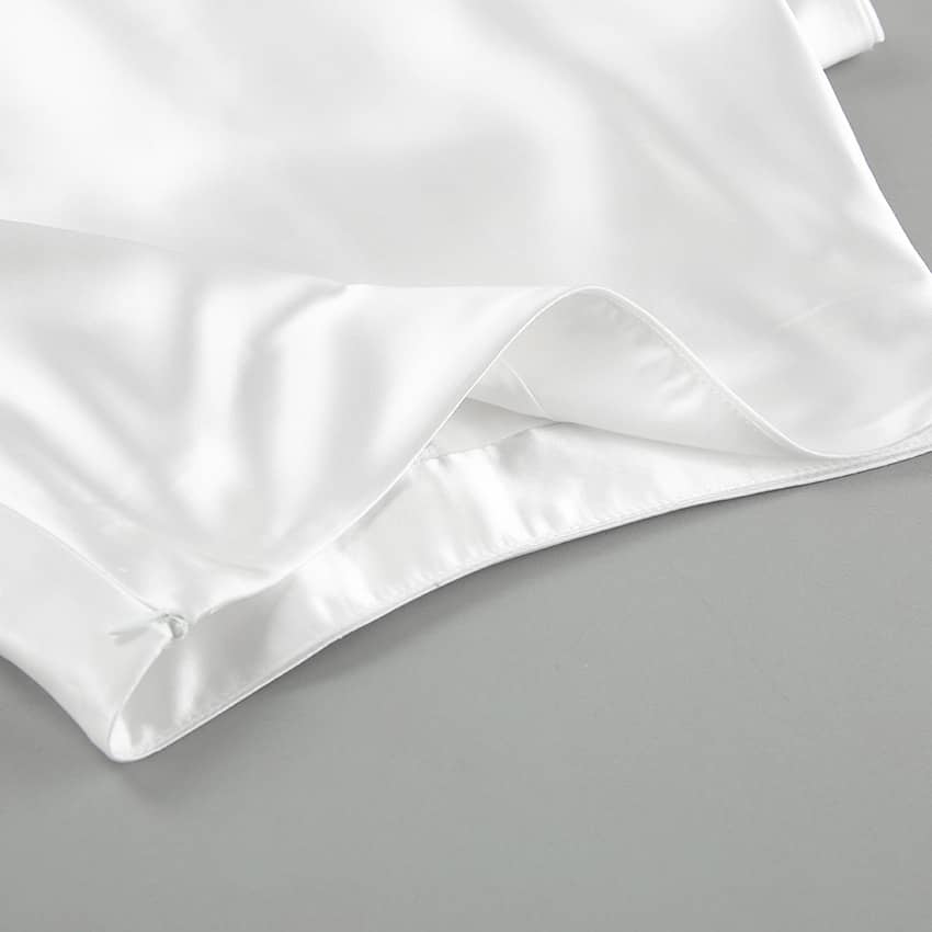 Satin slim fit fishtail skirt