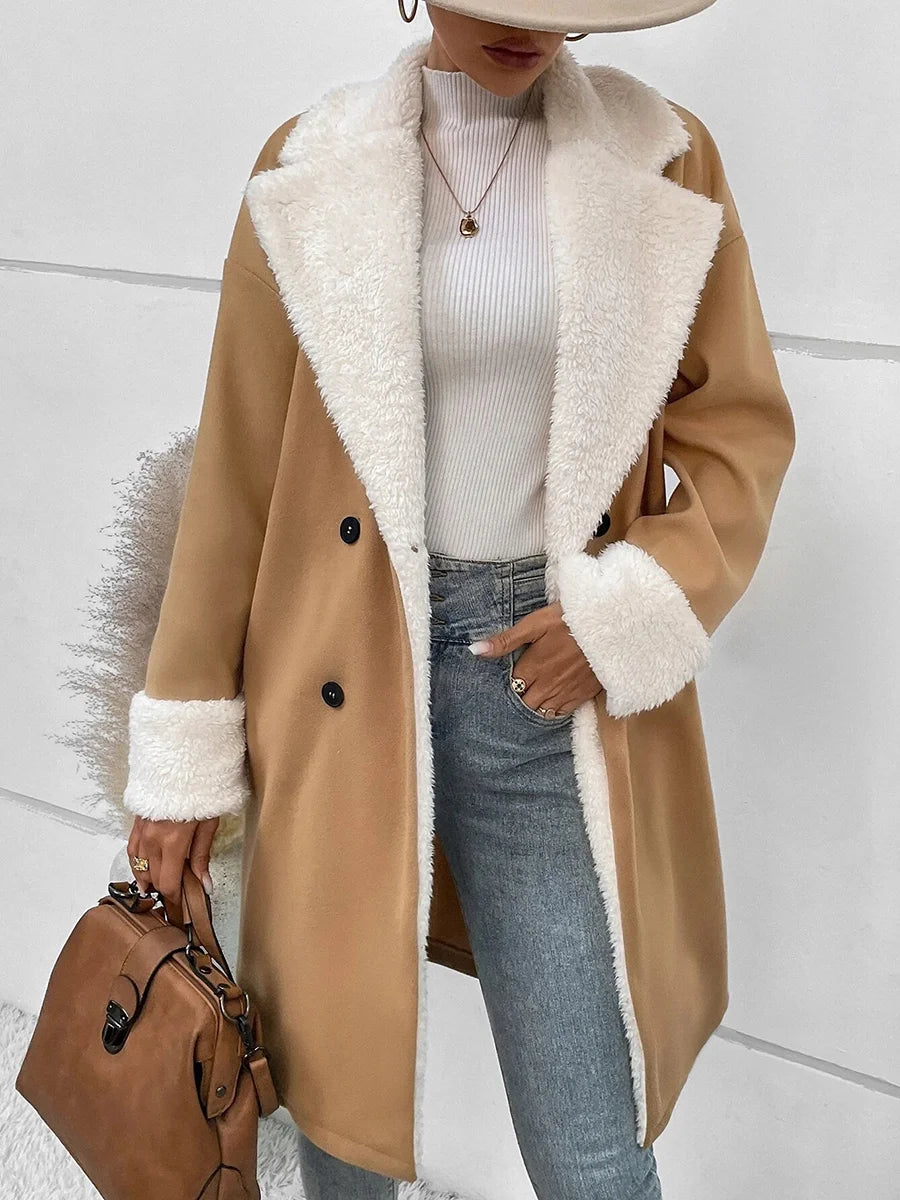 Commuting woolen coat for women