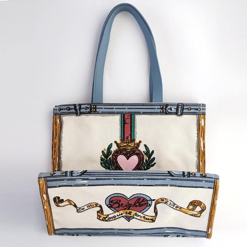 2021 luxury canvas tote bag- large capacity  | IFAUN