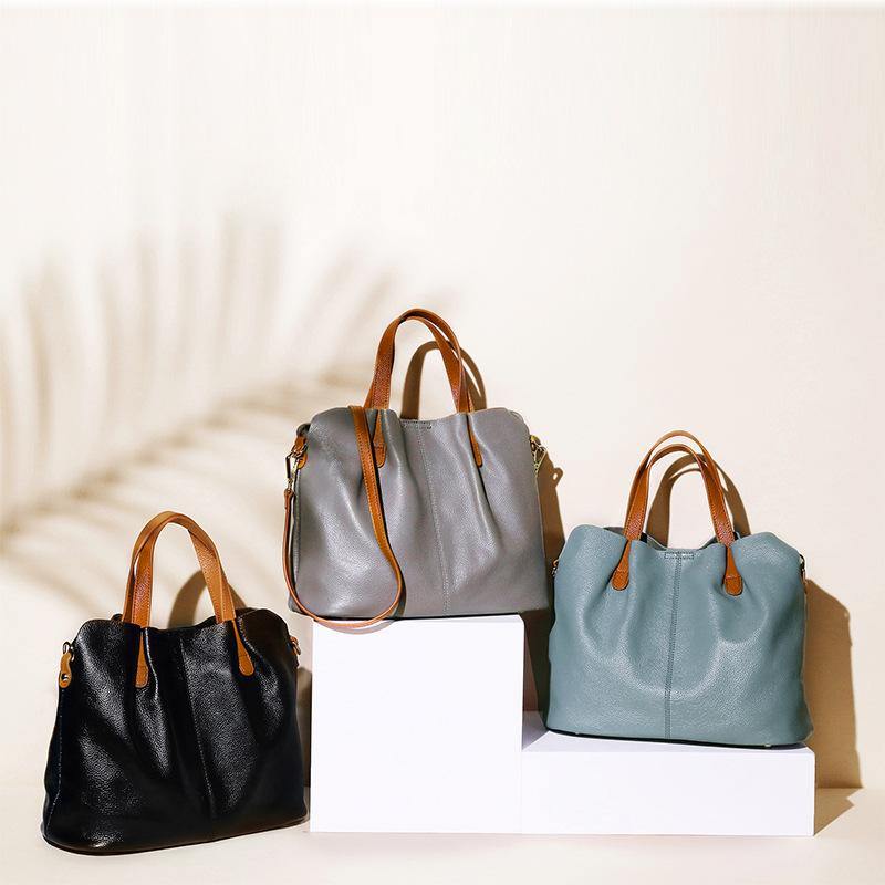 Casual large-capacity PU Leather Tote bag  | IFAUN