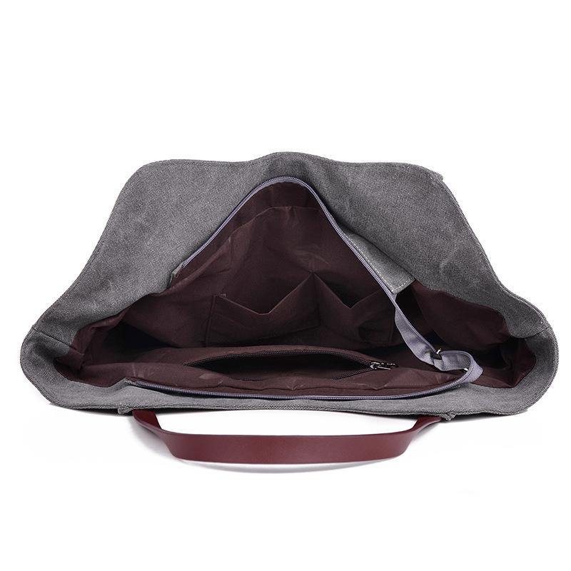2021 Casual large-capacity canvas shoulder bag  | IFAUN