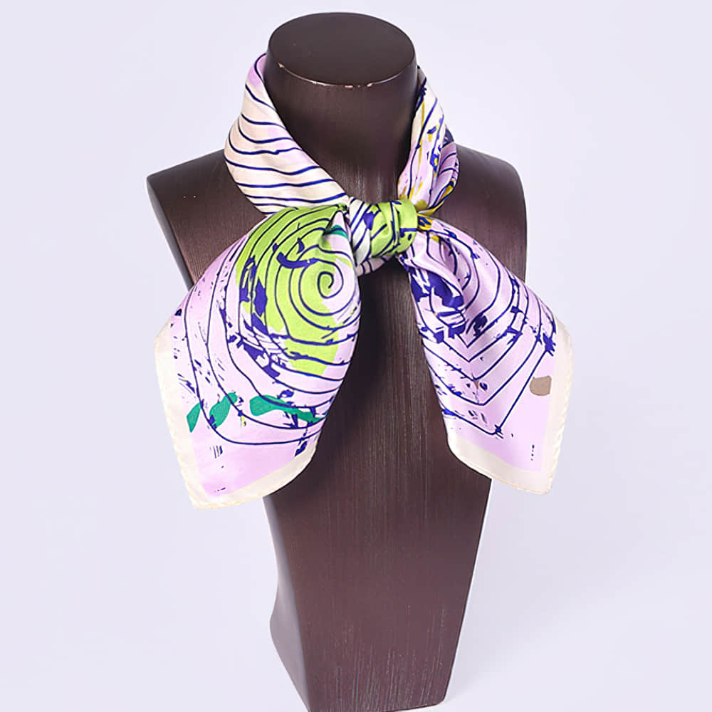 Fashion silk scarf Light purple | IFAUN